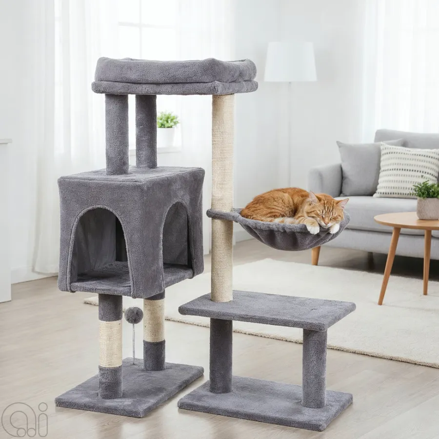 PetZone Hunde- Og Katteartikler*Kradsetræ 75 x 45 x 97 cm -