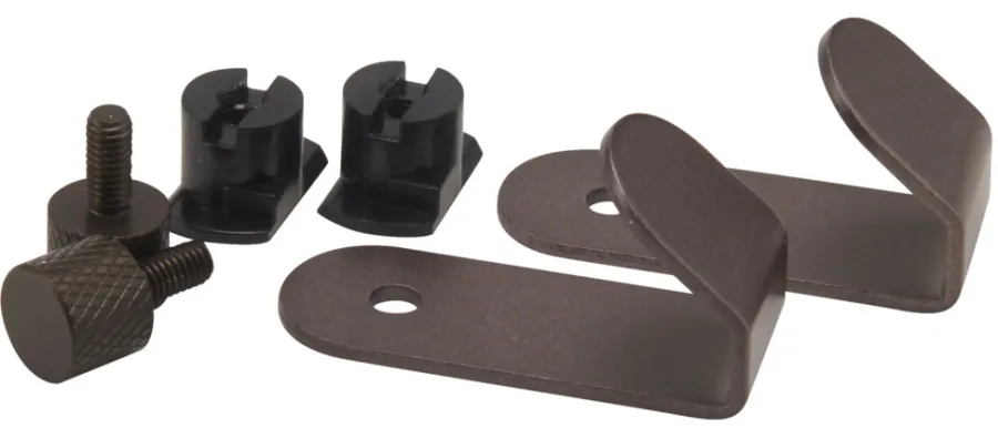 FibroTech Knager & Knagerækker|Akustikpaneler & Tilbehør*Krog t/akustikpanel 5 x 2,5 cm 2-pk. bruneret stål