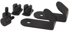 FibroTech Knager & Knagerækker|Akustikpaneler & Tilbehør*Krog t/akustikpanel 5 x 2,5 cm 2-pk. Sort