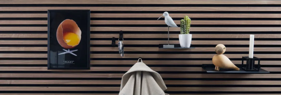 FibroTech Akustikpaneler & Tilbehør*Krog t/akustikpanel 5 x 2,5 cm 2-pk. - Køb i butik Sort