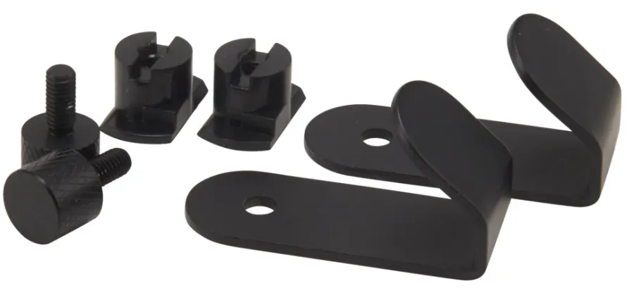 FibroTech Akustikpaneler & Tilbehør*Krog t/akustikpanel 5 x 2,5 cm 2-pk. - Køb i butik Sort