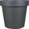 Scan-Pot Krukker*Krukke grå plast Ø30 x H20,5 cm