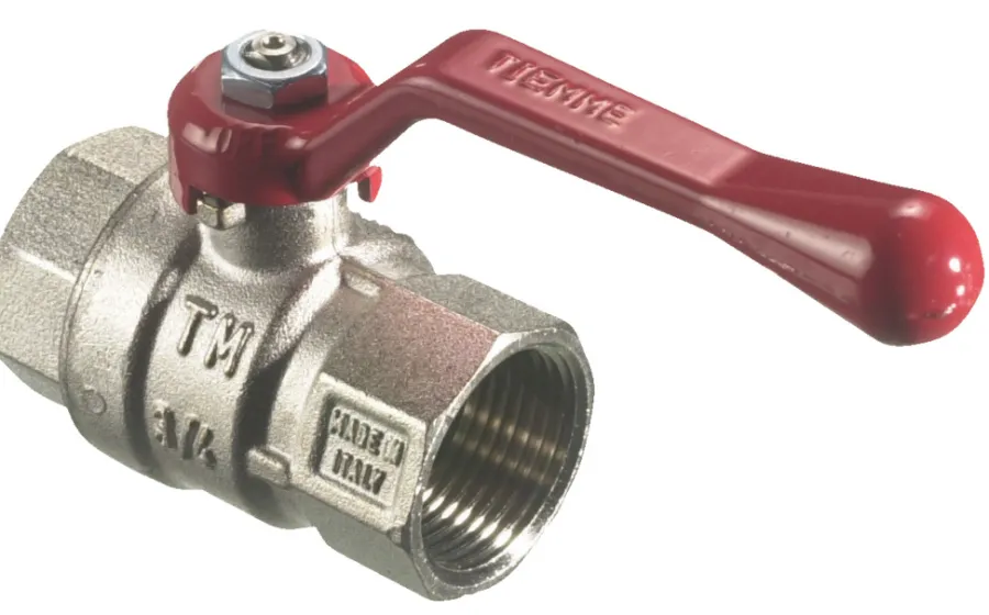 Haner & Ventiler*Kuglehane 1/2" muffe/muffe L-greb