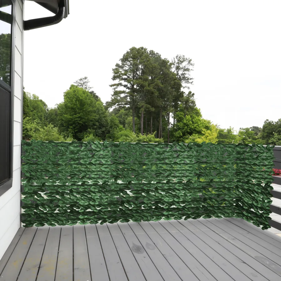 Sunlife® Sæsonafslutning|Espalier*Kunstig plantevæg 1 x 3 meter - Grøn