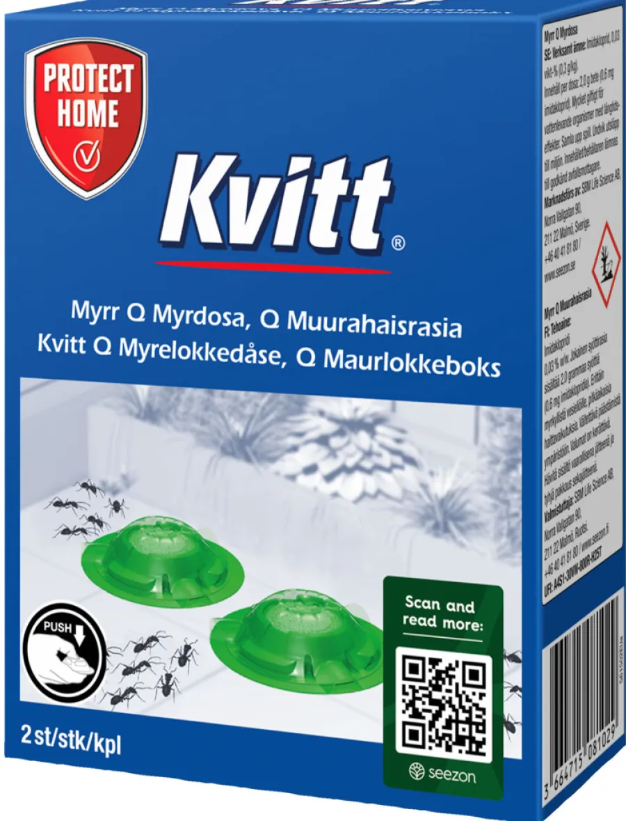 Protect Home Insektmidler*Kvitt Q myrelokkedåse 2-pk.