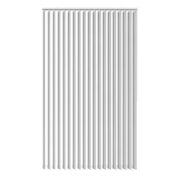 Lamelgardiner*Lamelgardin 250 x 250 cm Hvid