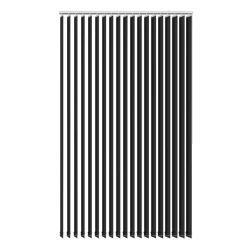 Lamelgardiner*Lamelgardin 250 x 250 cm Sort