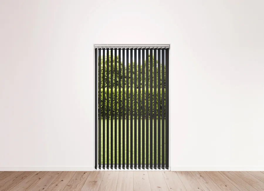 Lamelgardiner*Lamelgardin 250 x 250 cm Sort