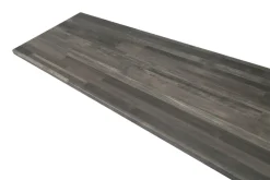 Bordplader*Laminatbordplade sort/grå træ 28 mm x 61 x 300 cm