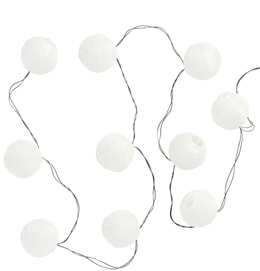 Garden® Sæsonafslutning|Dekorativ Belysning - Udendørs*Lanternelyskæde med 10 LED-pærer -