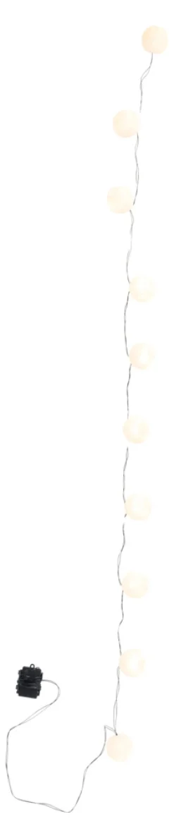 Garden® Sæsonafslutning|Dekorativ Belysning - Udendørs*Lanternelyskæde med 10 LED-pærer -