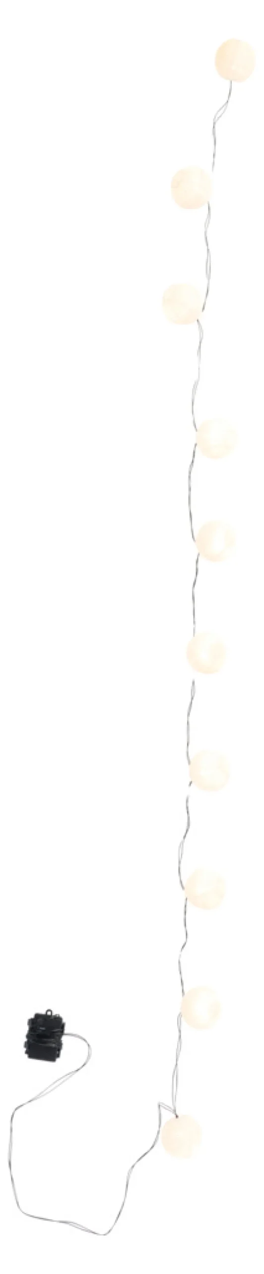 Garden® Sæsonafslutning|Dekorativ Belysning - Udendørs*Lanternelyskæde med 10 LED-pærer -