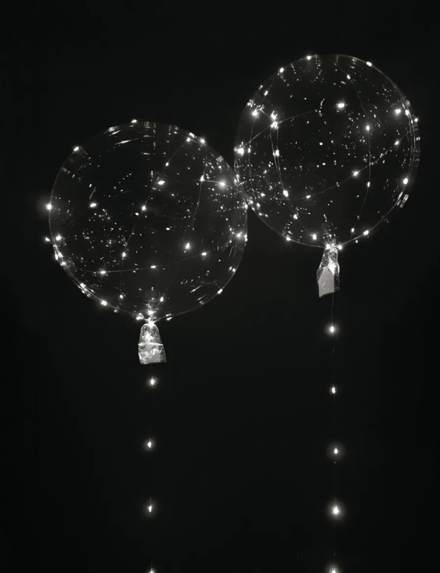 Pynt & Festudstyr*LED ballon Ø50 cm 2 stk.