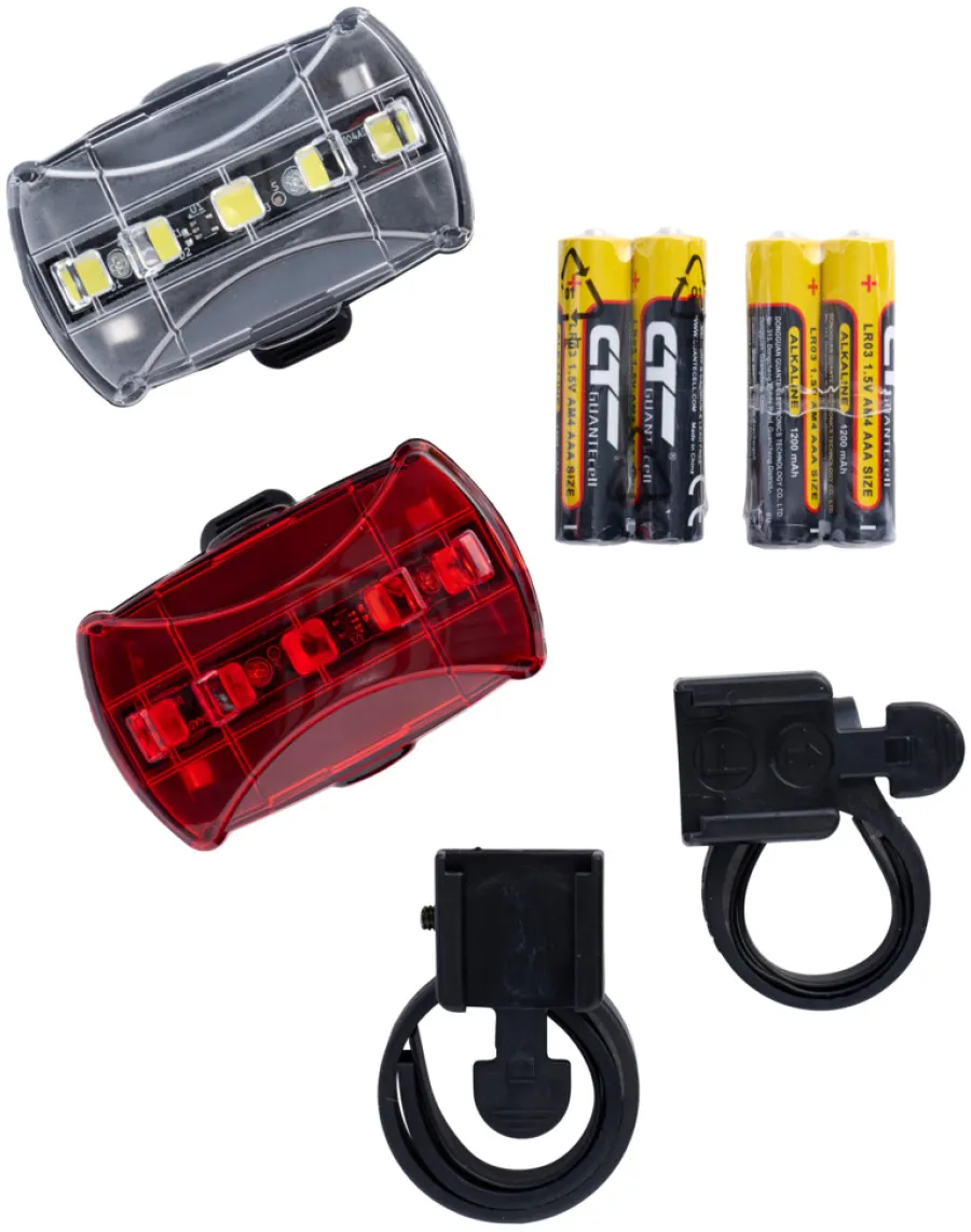BikeZone® Cykellygter*LED-cykellygtesæt -