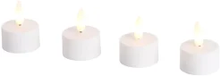 DAY Dekorativ Belysning - Indendørs*LED-fyrfadslys med 3D-flamme 4 stk. -