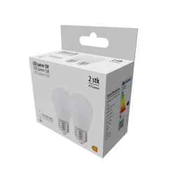 Led-Pærer*LED-kronepære 4,9 W E27 2-pk.