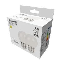 Led-Pærer*LED-kronepære 3,6 W E27 2-pk.