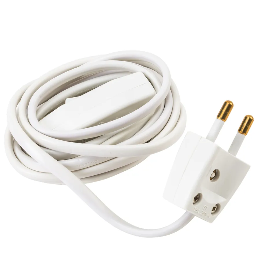 Elworks Kabler & Ledninger*Ledning m/afbryder og stikprop 2 meter -