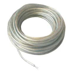 Elworks Kabler & Ledninger*Ledning rund 2 x 0,75 mm² 10 m - Transparent