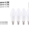 Led-Pærer*LED-pære kerte E14 4,9 W 4-pk.