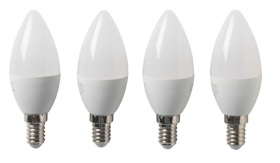 Led-Pærer*LED-pære kerte E14 4,9 W 4-pk.