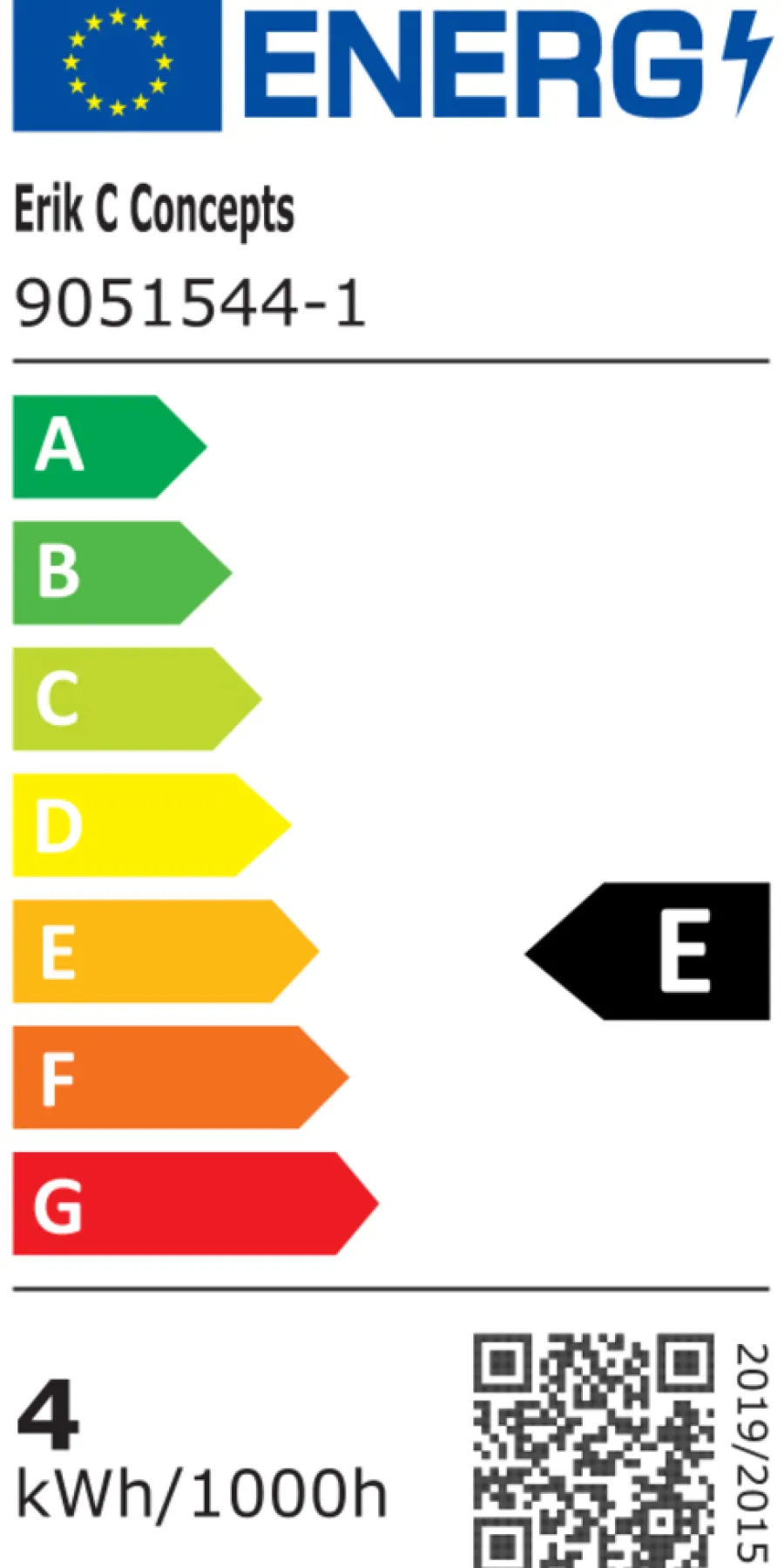 Led-Pærer*LED-pære krone 4,2 W E14 4-pk.