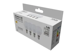 Led-Pærer*LED-pære krone 4,2 W E14 4-pk.