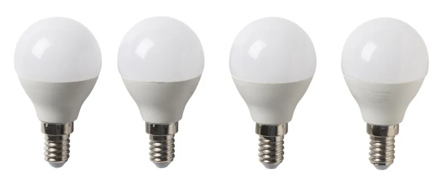Led-Pærer*LED-pære krone 4,2 W E14 4-pk.