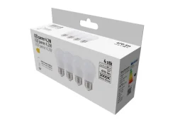 Led-Pærer*LED-pære krone 4,2 W E27 4-pk.