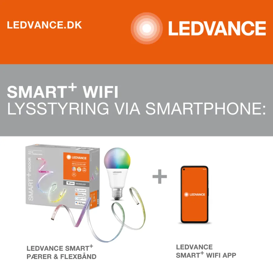 LEDVANCE Led-Pærer|Smart Pærer*SMART+ TW kronepære E14 5 W