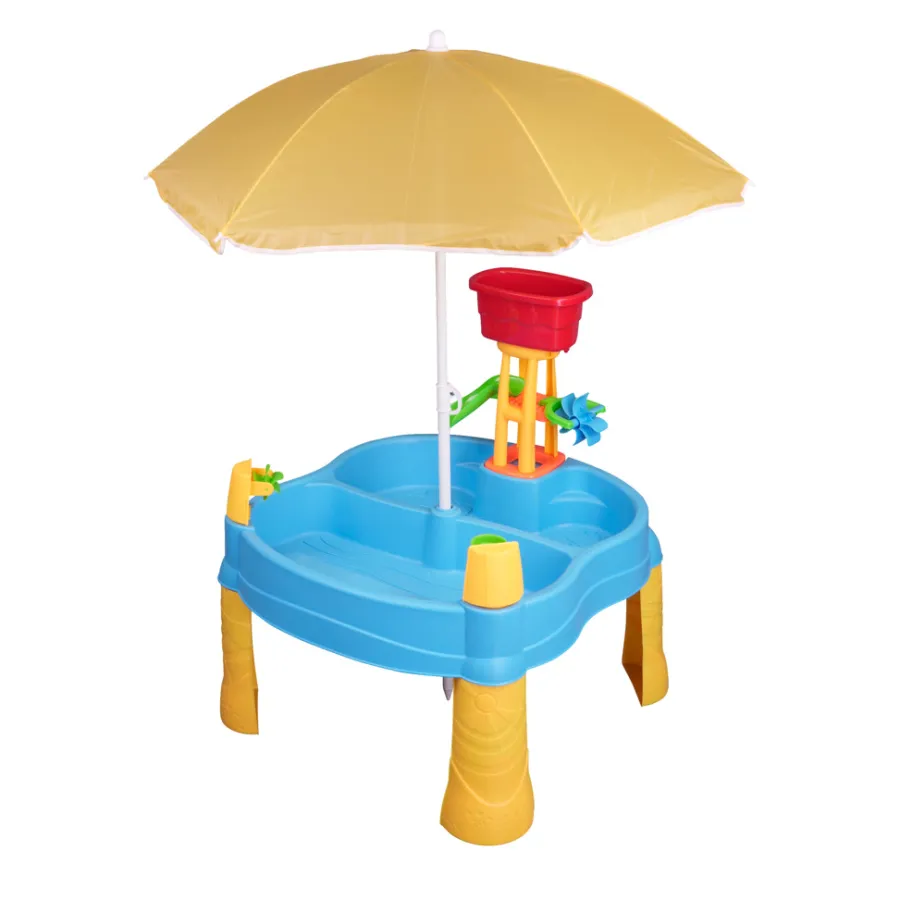 Ud & Leg® Legetøj*Legebord med parasol 14 dele