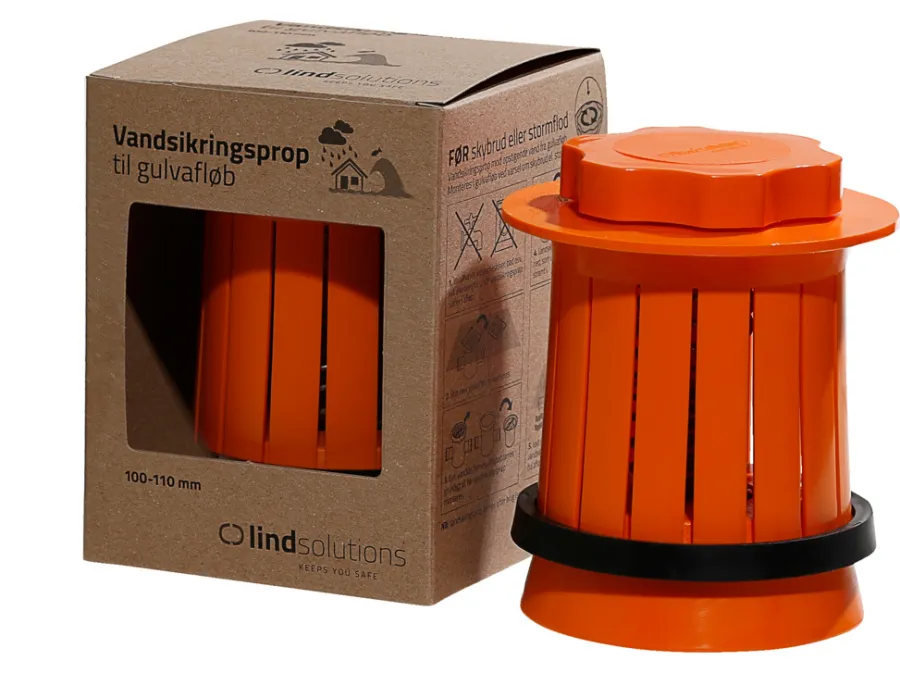 Lindsolutions Regnvand|Vandsikring*vandsikringsprop Ø100-110 mm