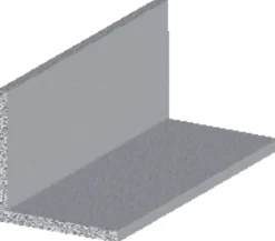 Profillister*Listeprofil alu 25 x 25 x 1000 mm