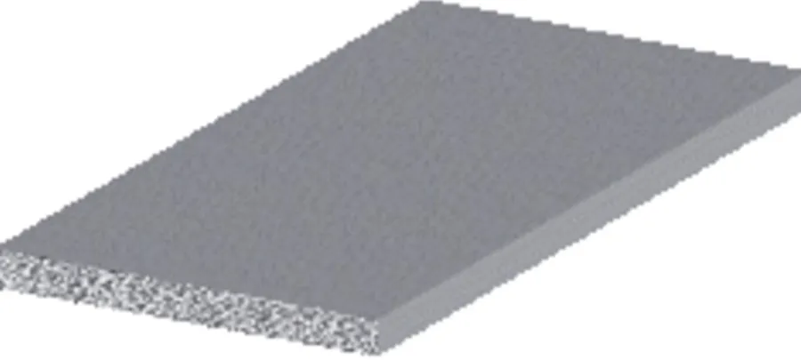 Profillister*Listeprofil flad alu 2 x 25 x 1000 mm
