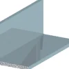 Profillister*Listeprofil sølv 25 x 25 x 2000 mm
