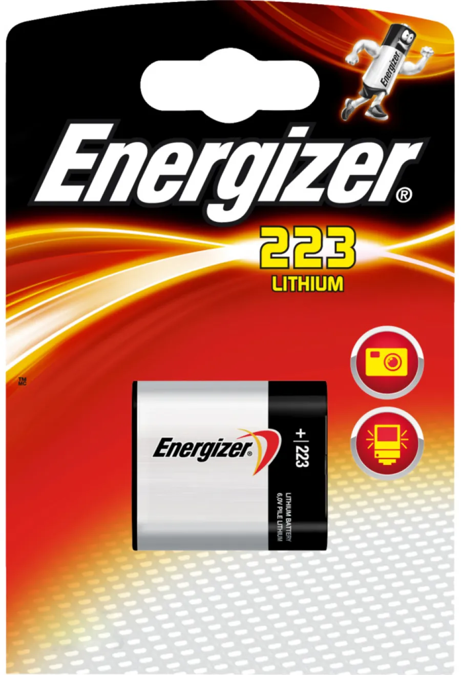Energizer Batterier*Lithium Photo 223-batteri 6 volt -