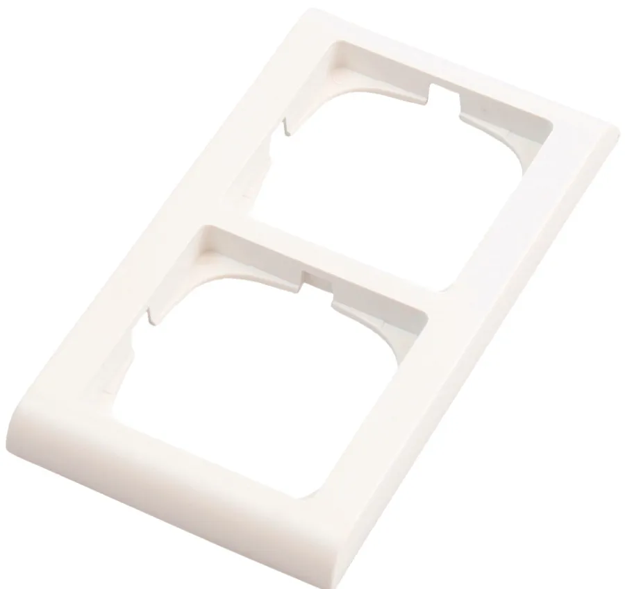 Lauritz Knudsen Tangenter & Rammer Til Stikkontakter*LK FUGA® Softline 63 ramme 2 moduler vandret