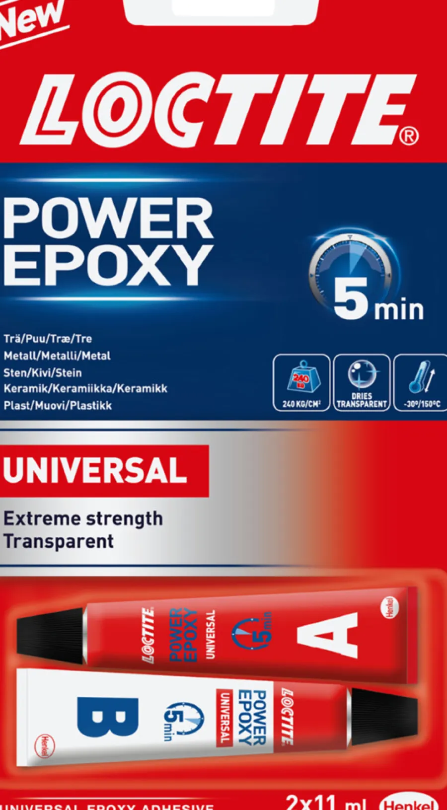 Loctite Montagelim*Epoxylim Universal tubes