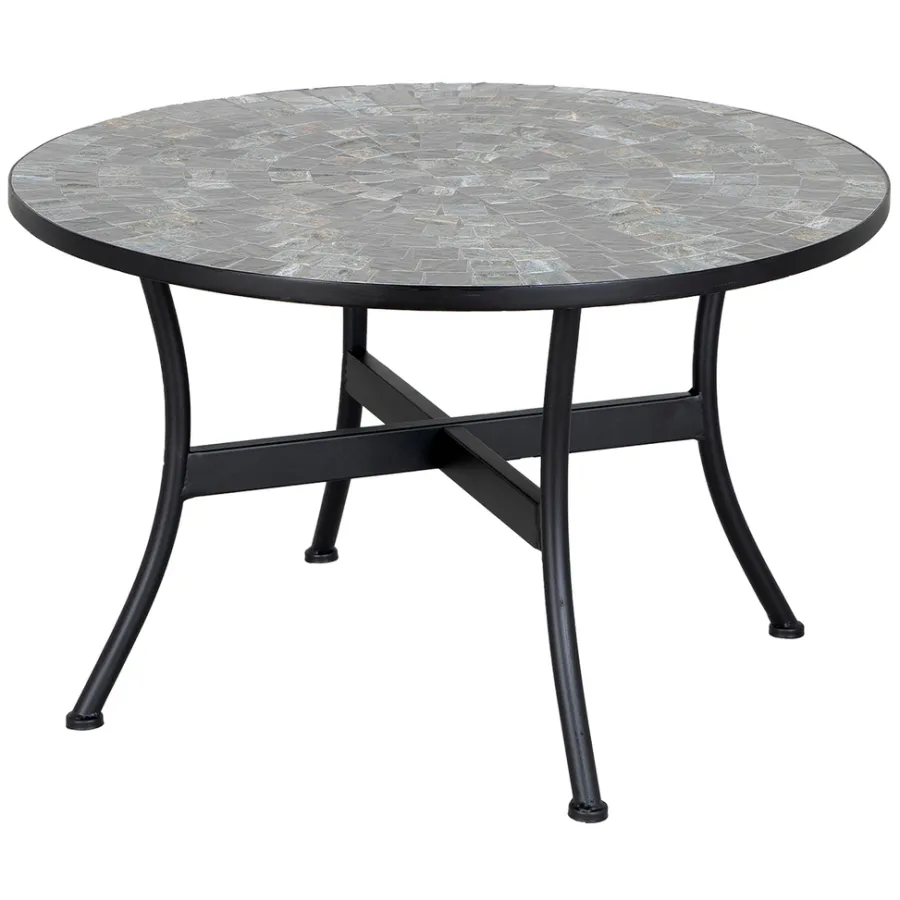 Sunlife® Haveborde|Loungemøbler*Loungebord Rom mosaik Ø76 cm - Multi/sort