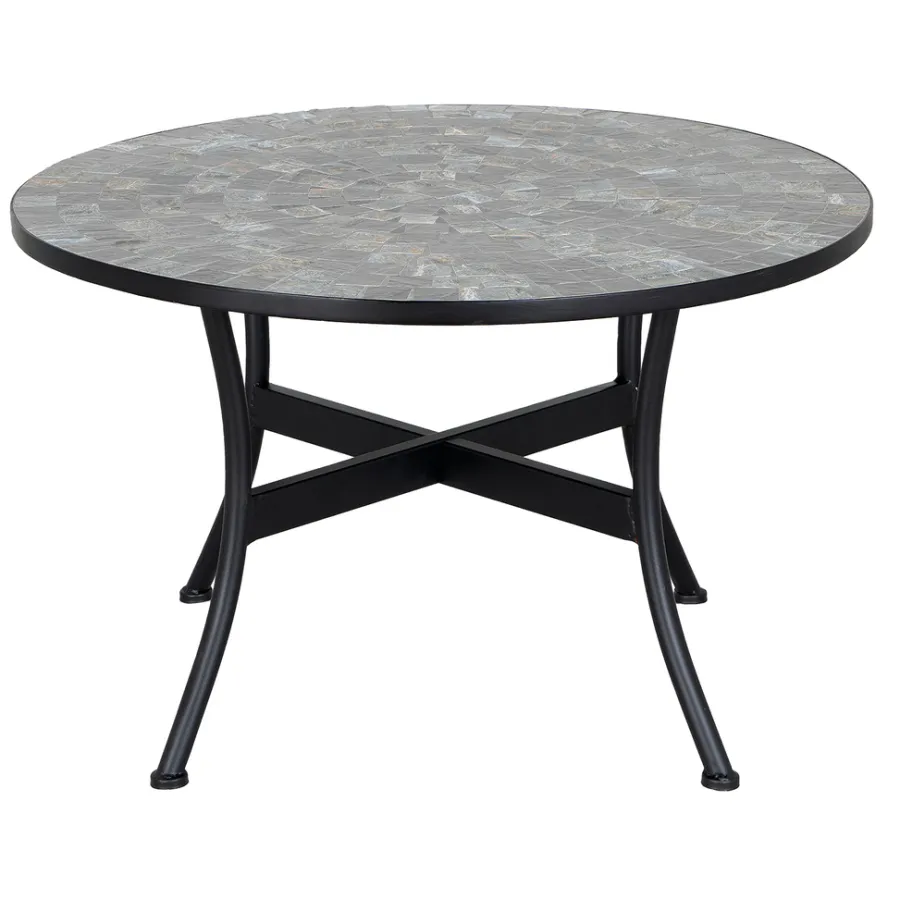 Sunlife® Haveborde|Loungemøbler*Loungebord Rom mosaik Ø76 cm - Multi/sort