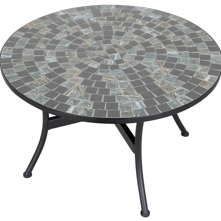 Sunlife® Haveborde|Loungemøbler*Loungebord Rom mosaik Ø76 cm - Multi/sort