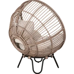 Sunlife® Havestole|Loungemøbler*Loungestol Louisiana natur/sort inkl. hynde -