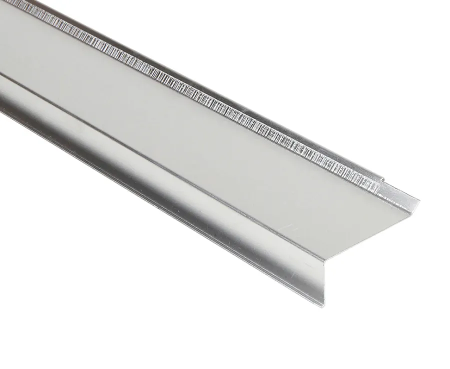 JUAL Tagpap & Asfalt*Løskant aluminium 60 x 25 x 1000 mm