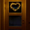 Stemning® Dekorativ Belysning - Udendørs*Lyshjerte 80 LED-pærer 40 cm
