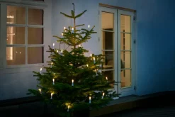 Stemning® Dekorativ Belysning - Udendørs*Lyskæde med 30 LED-lys og clips 14,5 meter
