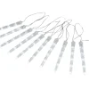 Stemning® Dekorativ Belysning - Udendørs*Lyskæde m/istapper 10 LED hvid 9,5 meter
