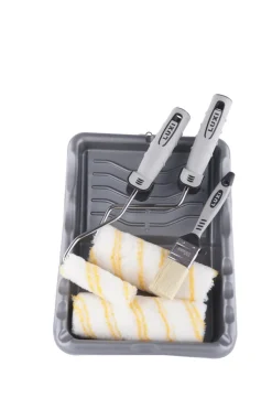 LUXI® Rulle- & Penselsæt*Malerrulle- og penselsæt 10/18 cm 7 dele -
