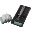 LUXI® Rulle- & Penselsæt*Malerrullesæt 10 cm 12 dele -