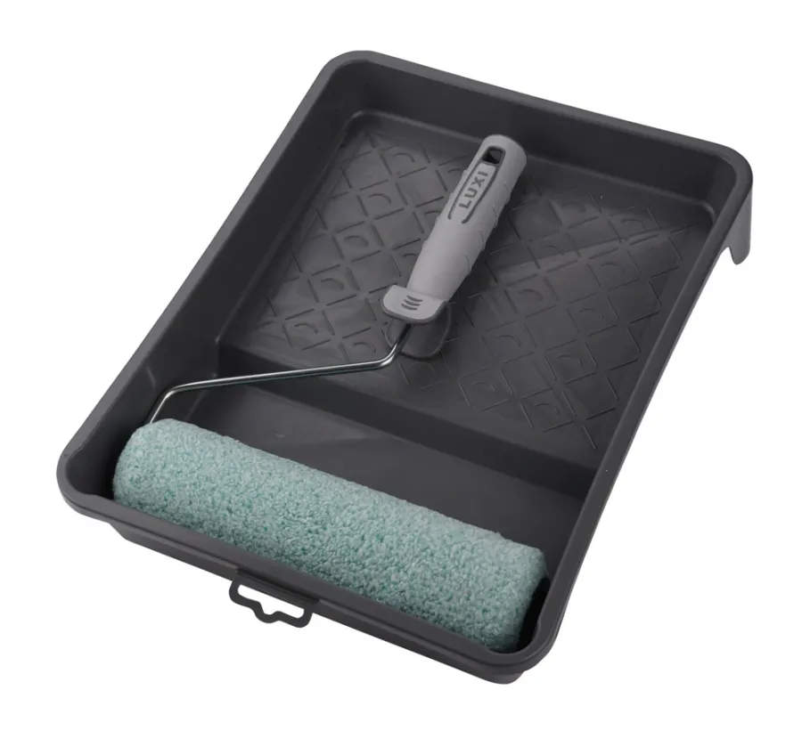 LUXI® Rulle- & Penselsæt*Malerrullesæt 25 cm 3 dele -
