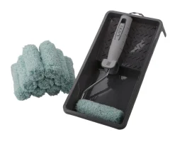 LUXI® Rulle- & Penselsæt*Malerrullesæt 10 cm 12 dele -